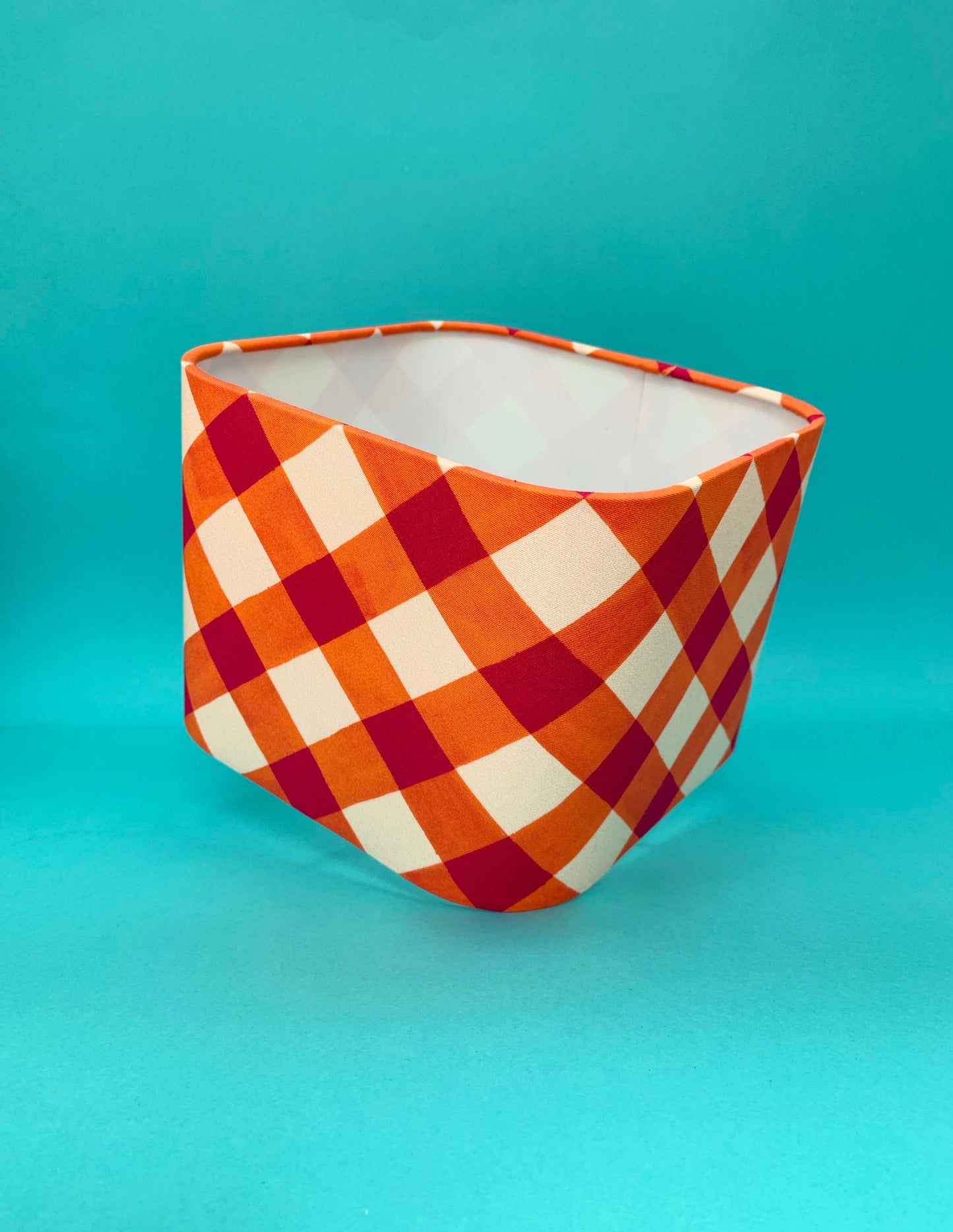 Abat-jour carré - bords arrondis - Vichy Maison Maÿ